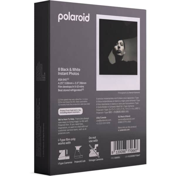 Polaroid Originals B&W instant film for I-type