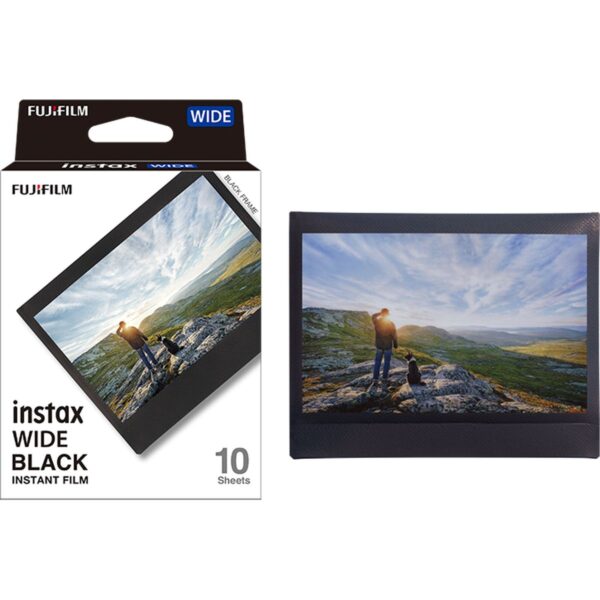 Fuji Instax Wide Film Black Frame
