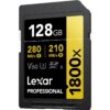 Lexar SDXC 128GB 1800X UHS-II V60 GOLD PROF