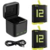 Telesin Triple Battery Charger Box + 2X Battery - GoPro 9/10