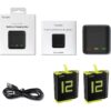Telesin Triple Battery Charger Box + 2X Battery - GoPro 9/10