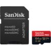 SanDisk Extreme Pro MicroSDXC 64GB 200/90 MB/s+SD Adapter A