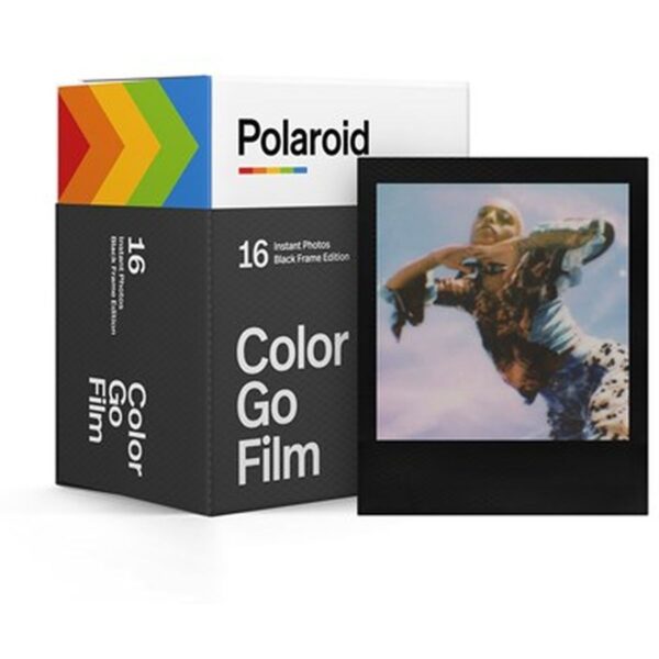 Polaroid Colour Instant Film For Go - Black Frame Edition