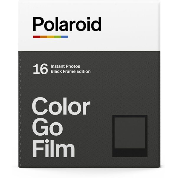 Polaroid Colour Instant Film For Go - Black Frame Edition