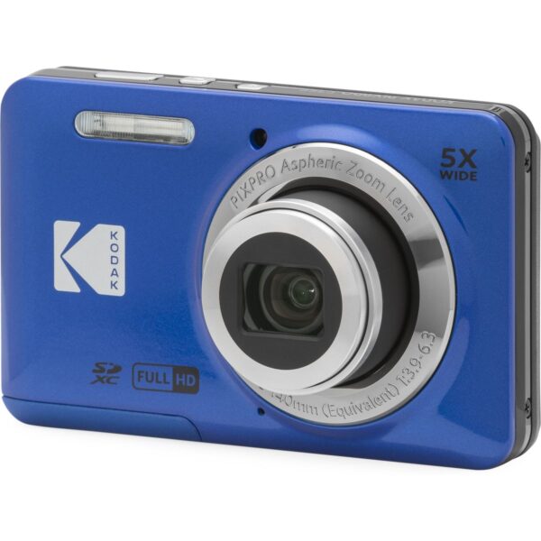 Kodak FZ55 5X Zoom CMOS FHD Li-ion Blauw