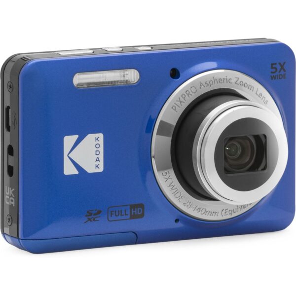 Kodak FZ55 5X Zoom CMOS FHD Li-ion Blauw