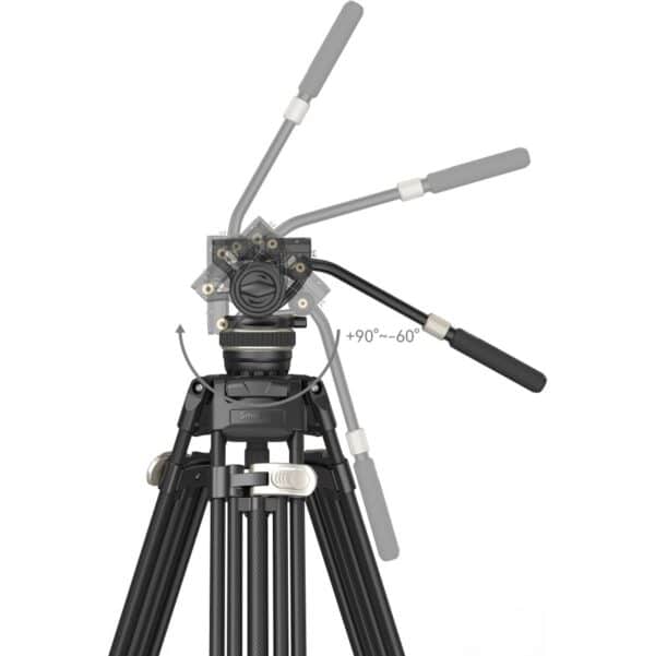 SmallRig 3989 FreeBlazer Heavy-Duty Carbon Fiber Tripod Kit
