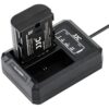 JJC DCH-LPE6 USB Dual Battery Charger (For LP-E6 / LP-E6N)