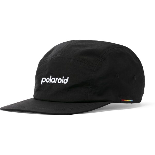 Polaroid 5 Panel Cap - Black