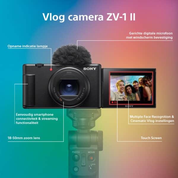 Sony DSC ZV-1 II Vlogcamera 18-50mm