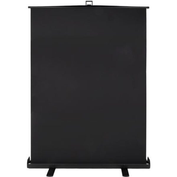 StudioKing Roll-Up Background Screen Zwart FB-150200FB 150x200cm