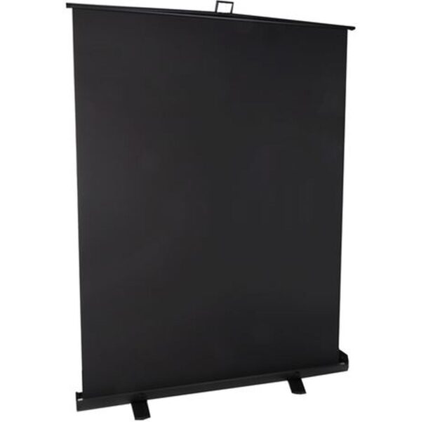 StudioKing Roll-Up Background Screen Zwart FB-150200FB 150x200cm