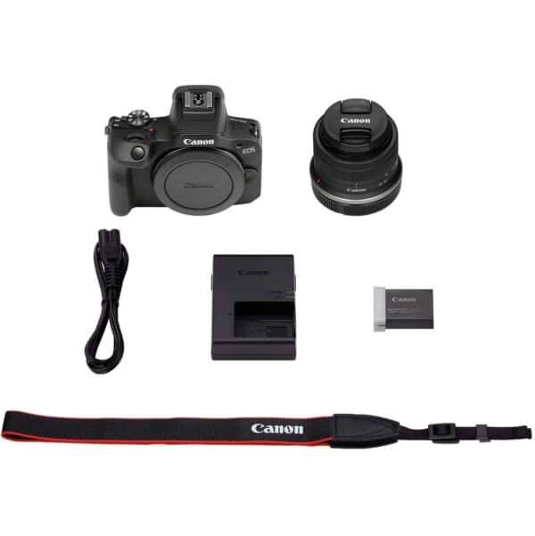Canon EOS R100 Black + RF-S 18-45mm IS STM + RF-S 55-210mm f/5-7.1 IS STM
