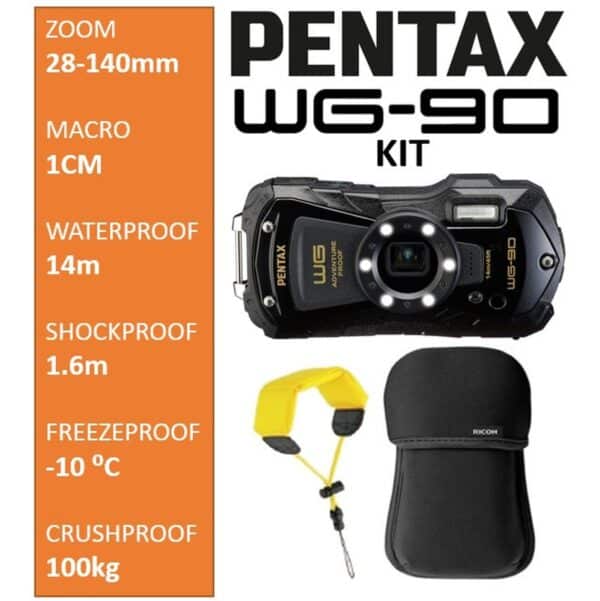 Pentax WG90 Black Kit