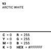 Superior Background Roll Artic White (NR 93) 1.35m X 11m
