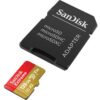 SanDisk Extreme MicroSDXC 128GB+SD Adapter 190MB 90
