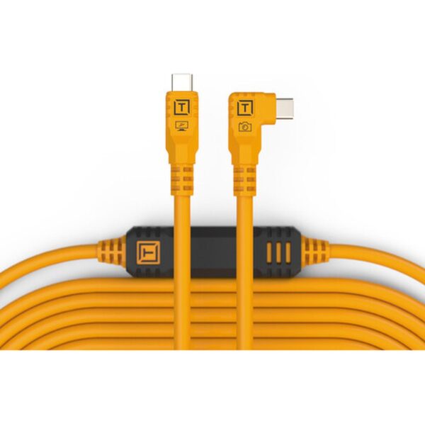 TetherTools TetherPro USB-C To USB-C (9.4m) Straight To Right Angle