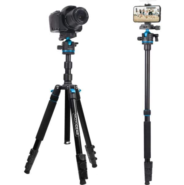 MOJOGEAR Swift Tripod 175cm w/ Monopod EN Phone Holder