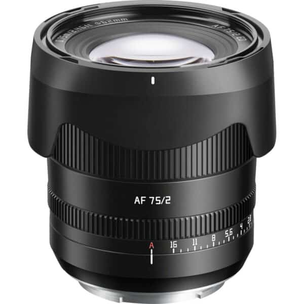 TTArtisan AF 75mm f/2.0 Sony E-Mount Black
