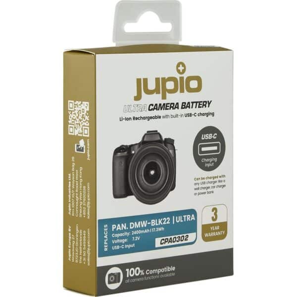 Jupio DMW-BLK22 *ULTRA C* (USB-C input) 2400mAh