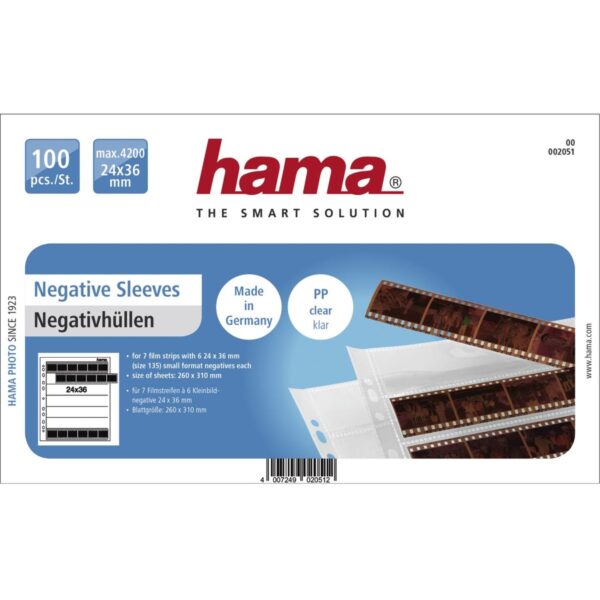 Hama Negatiefhoezen 24x36mm 100-pack