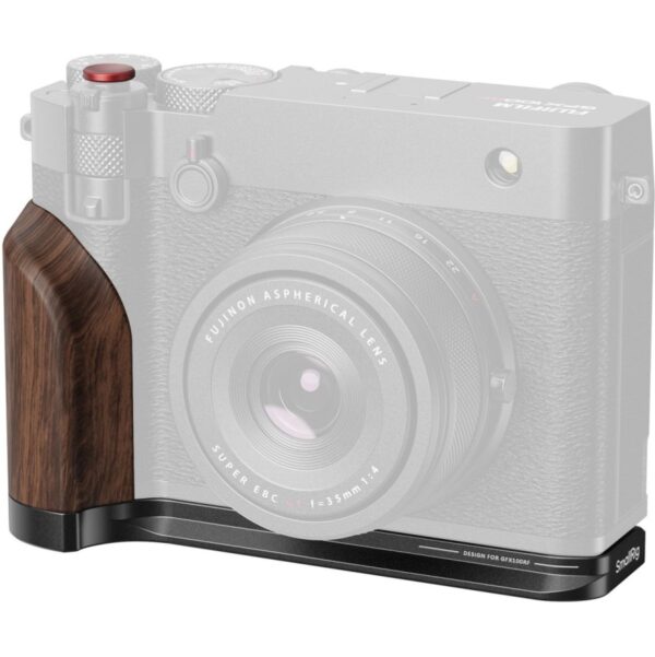 SmallRig 5266 L-Shape Mount Plate w/ Wooden Handle For Fu...