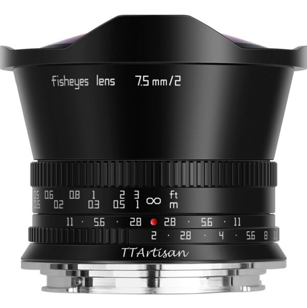 TTArtisan 7.5mm f/2.0 Canon EOS-R-Mount | FullFrame Black