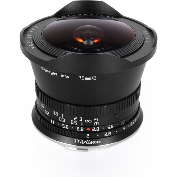 TTArtisan 7.5mm f/2.0 Canon EOS-R-Mount | FullFrame Black