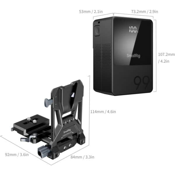 SmallRig 5048 VB99 Mini V Mount Battery Kit (3580B+4064B)
