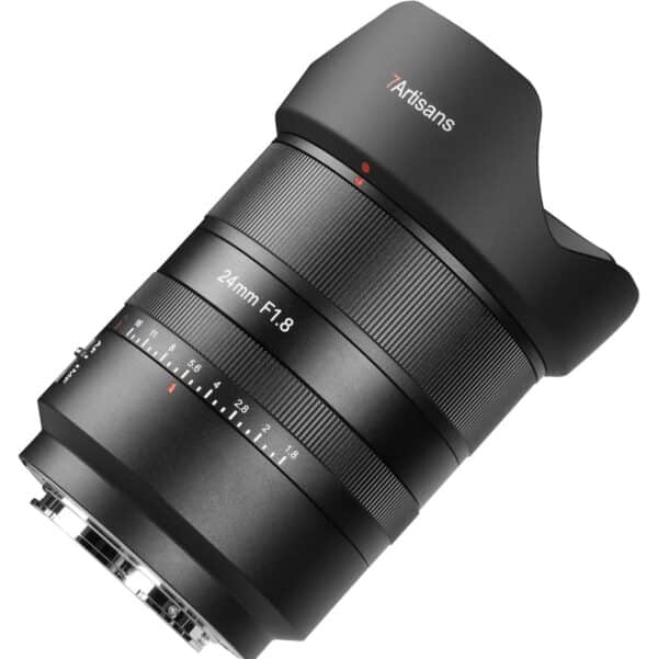7Artisans AF24mm f/1.8 Sony E Mount DE-Clicked Black
