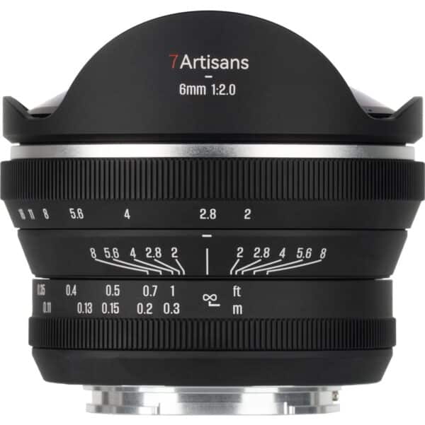 7Artisans 6mm f/2.0 - Sony E-Mount - Black