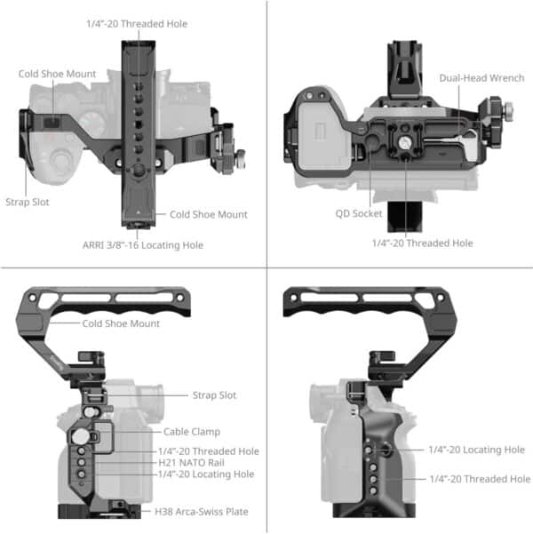 SmallRig 6026 Advanced Cage Kit For Sony Alpha 7 V / 7R V...