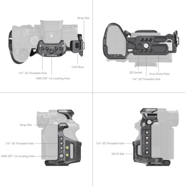 SmallRig 6029 Rhinoceros Cage For Sony Alpha 7 V / 7R V /...