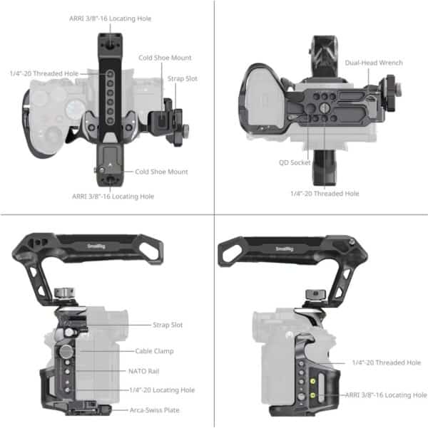 SmallRig 6030 Rhinoceros Cage Kit For Sony Alpha 7 V / 7R...
