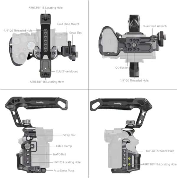 SmallRig 6031 Advanced Rhinoceros Cage Kit For Sony Alpha...