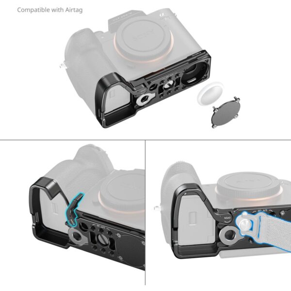 SmallRig 6033 Baseplate w/ Airtag Slot For Sony Alpha 7 V...