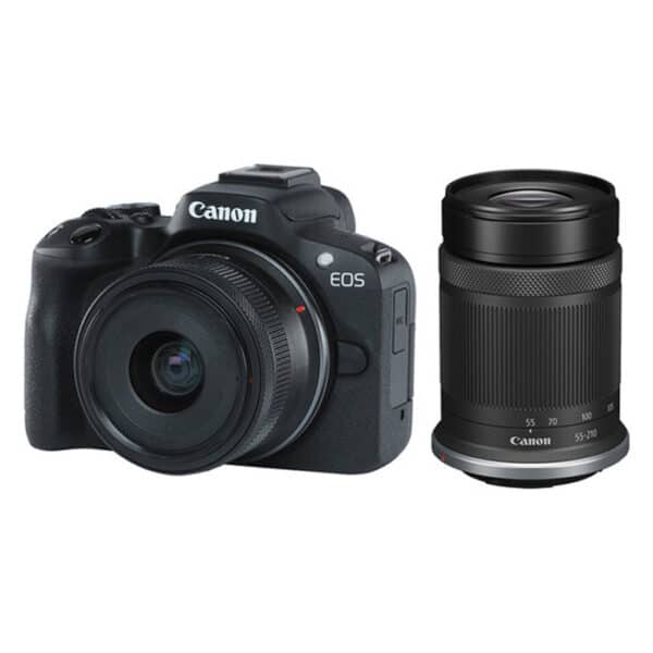 Canon EOS R50 Black + RF-S 18-45 IS STM + RF-S 55-210mm f...