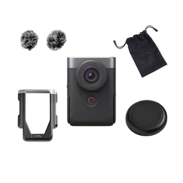 Canon Powershot V10 Silver Advanced Vlogging Kit