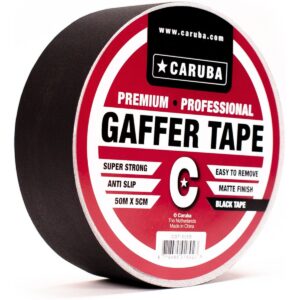 Caruba Gaffer Tape Zwart 50 mtr.