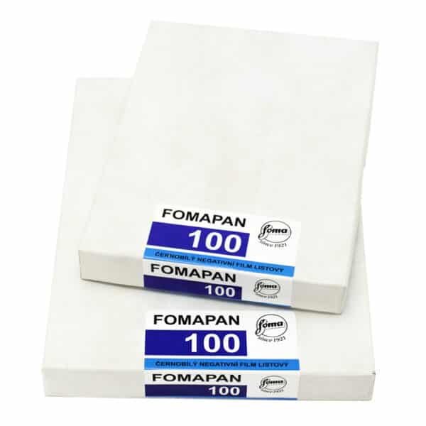 Fomapan 100 4x5 inch 25 vel