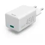 Hama Super-Mini-Charger PD/QC/Gan USB-C 45W White
