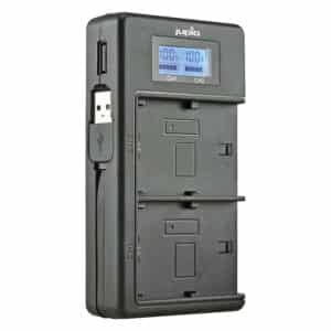 Jupio USB Dedicated Duo Charger LCD for Fuji NP-W126(S)