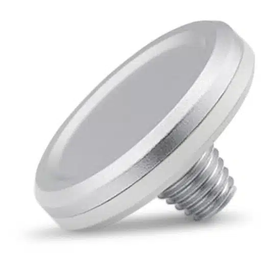 Leica Soft Release Button, aluminium, silver anodized finish