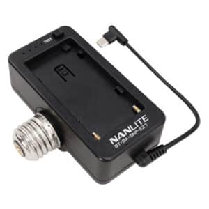 Nanlite NPF Battery Adapter w/ E27 Head