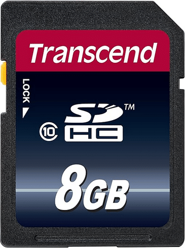 Transcend SDHC 8GB R90MB/s UHS-I CL10