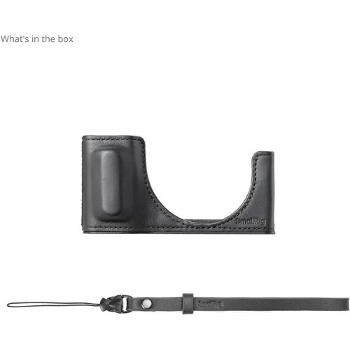 SmallRig 5676 Leather Case Kit For Ricoh GR IV / III - Afbeelding 8