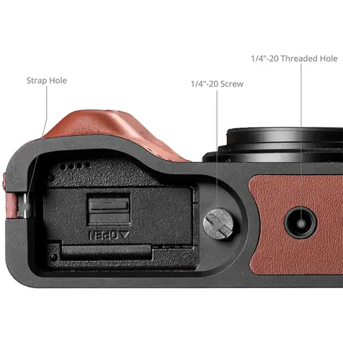 SmallRig 5678 Leather Case Kit For Ricoh GR IV / III - Afbeelding 5