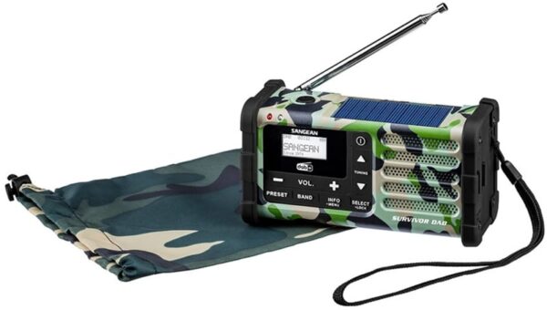 Sangean MMR-88 DAB+ FM Camouflage Noodradio/Solar