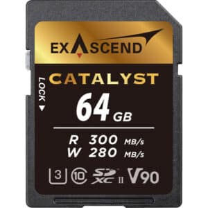 Exascend Catalyst UHS-II SD Card(V90) 64GB 300/280