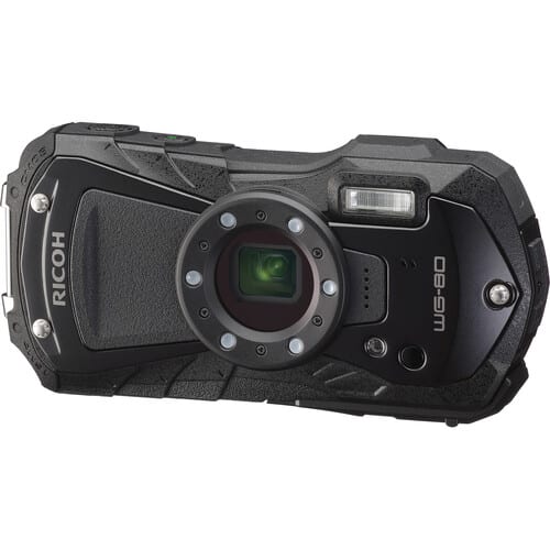 Ricoh WG-80 Black KIT + Floating Strap + Neoprene Case